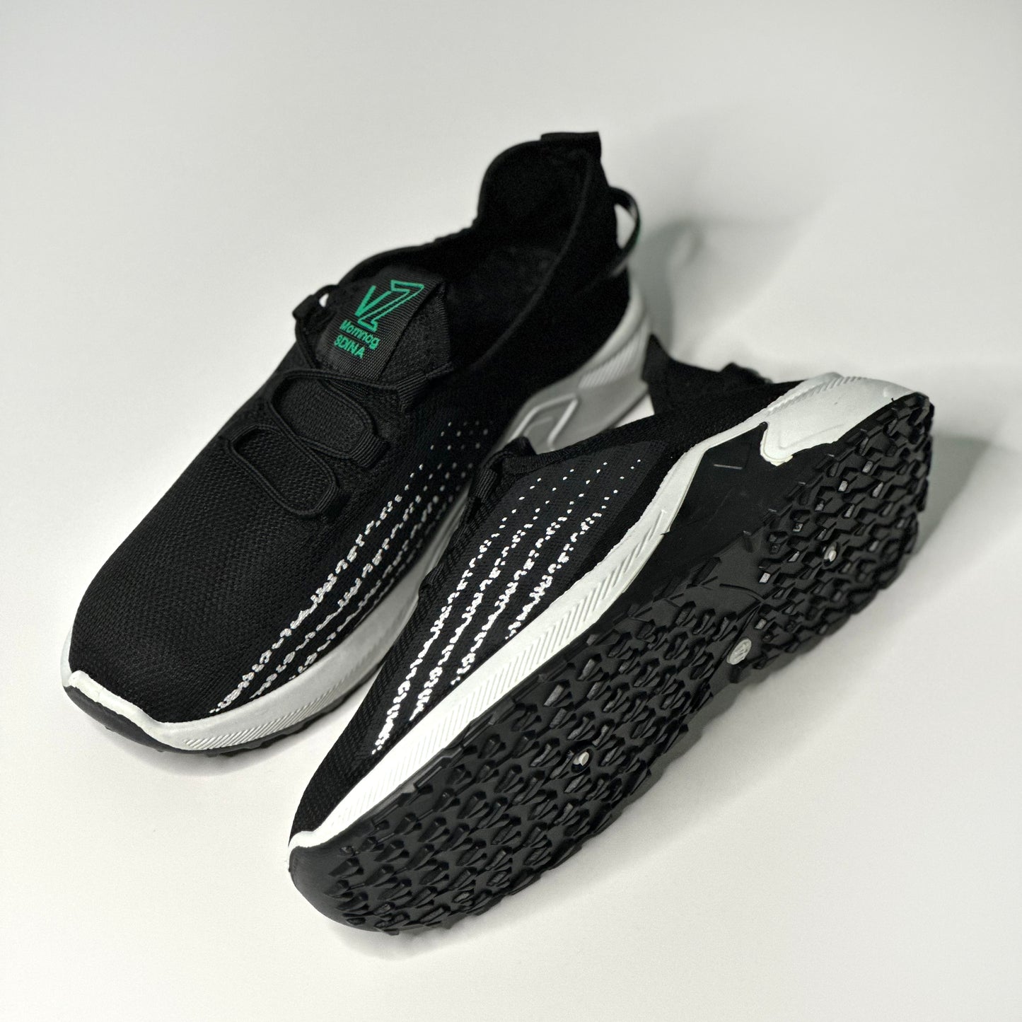 Walking Casual Outdoor Black Shoes Lightweight Sneakers