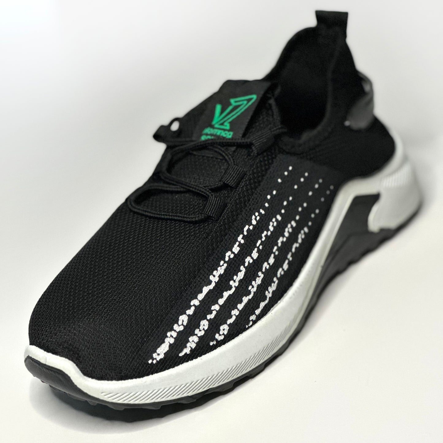 Walking Casual Outdoor Black Shoes Lightweight Sneakers