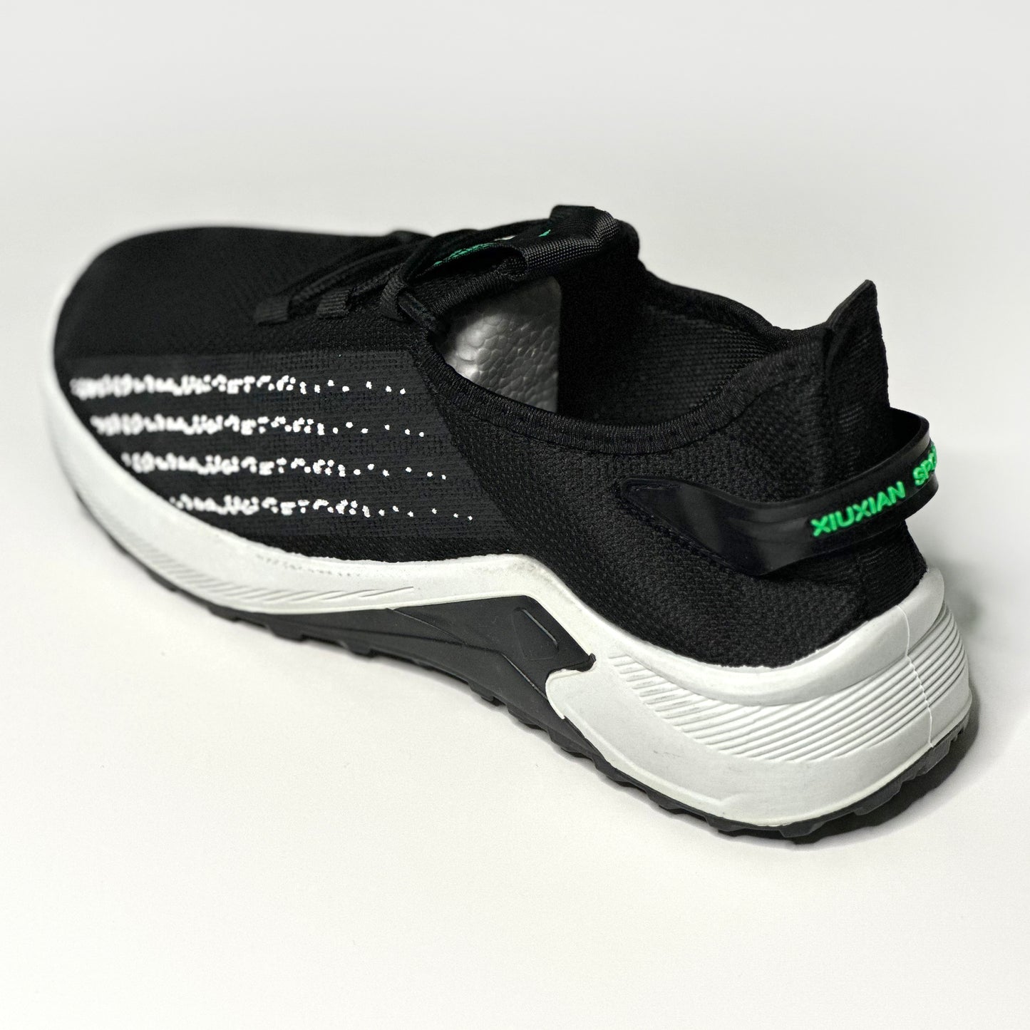 Walking Casual Outdoor Black Shoes Lightweight Sneakers