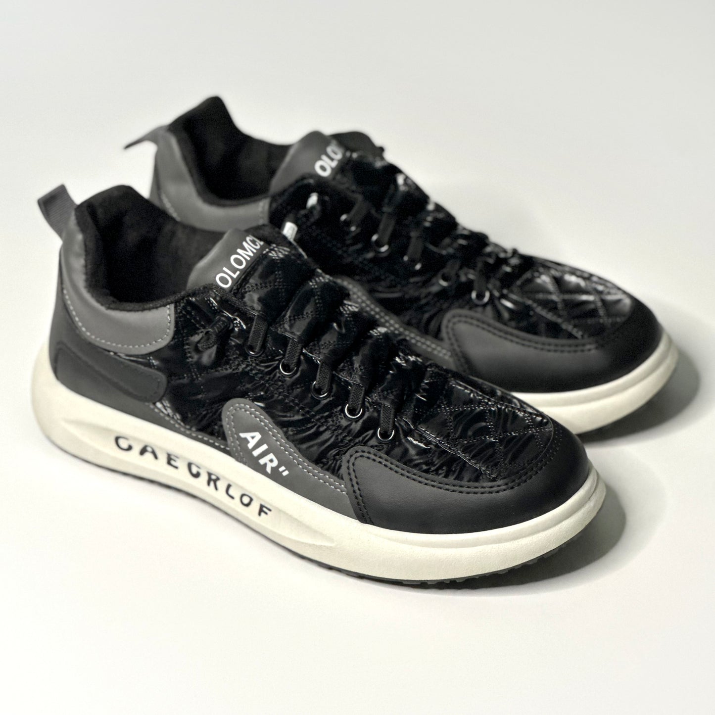 Men's Walking Casual Outdoor Black Shoes Workout Cross Sneakers