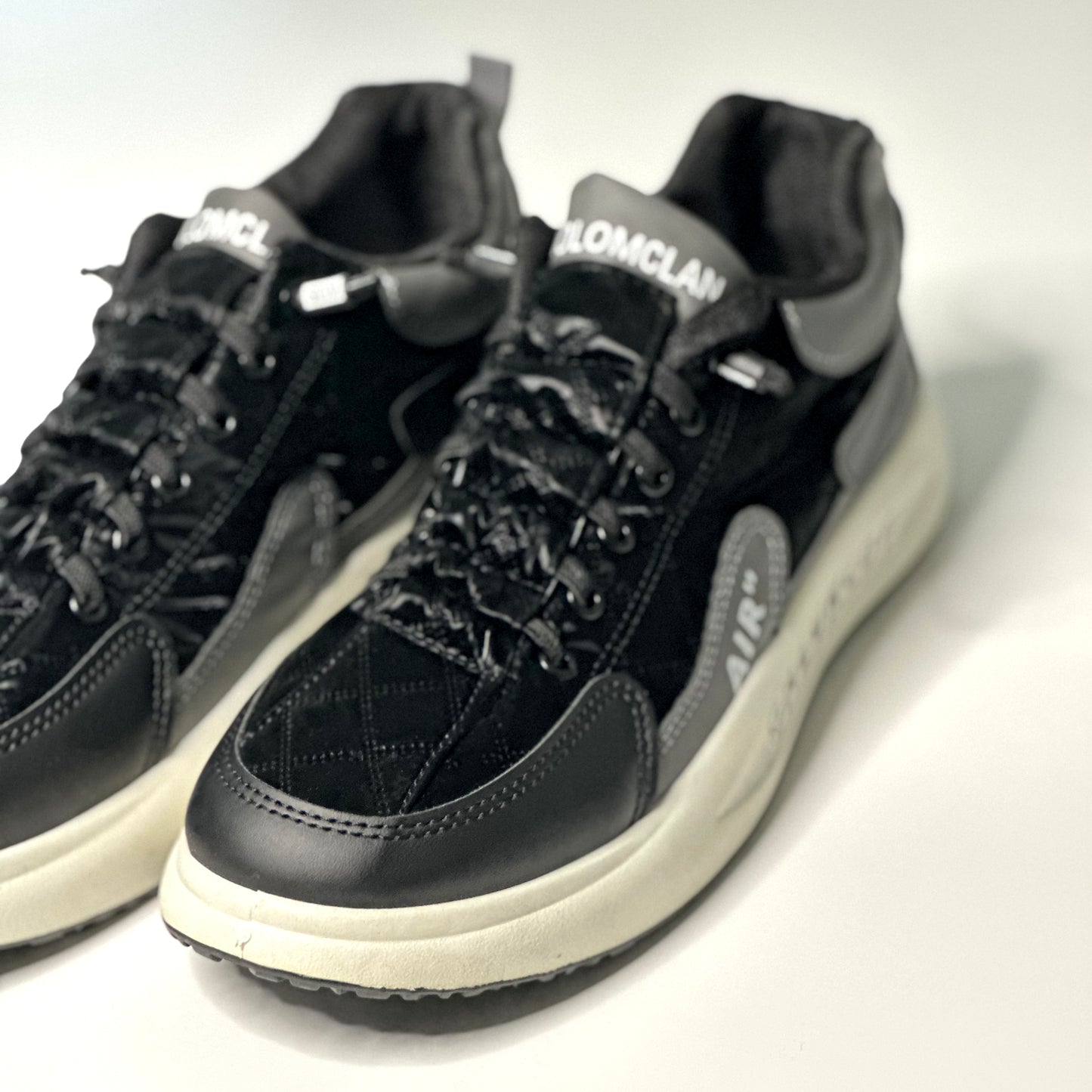 Men's Walking Casual Outdoor Black Shoes Workout Cross Sneakers