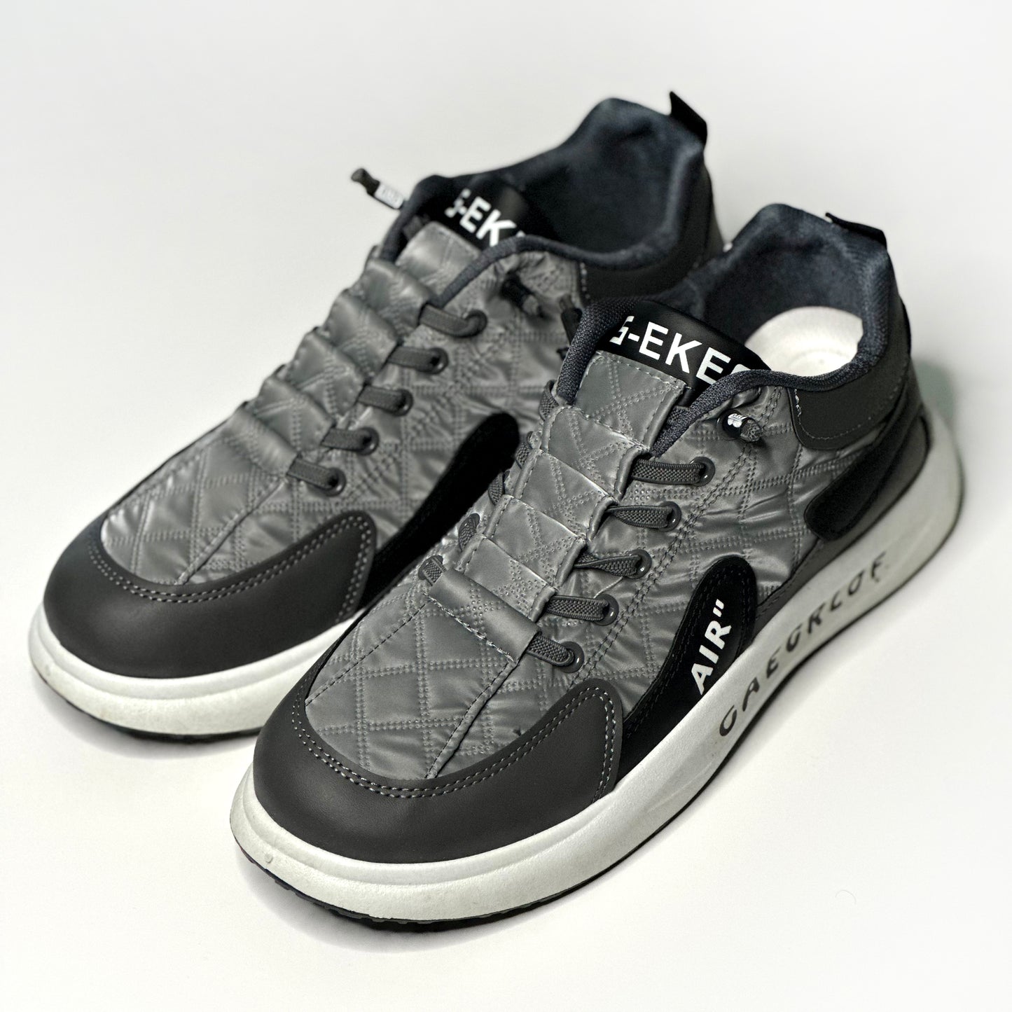 Men's Walking Casual Outdoor grey Shoes Workout Cross Sneakers