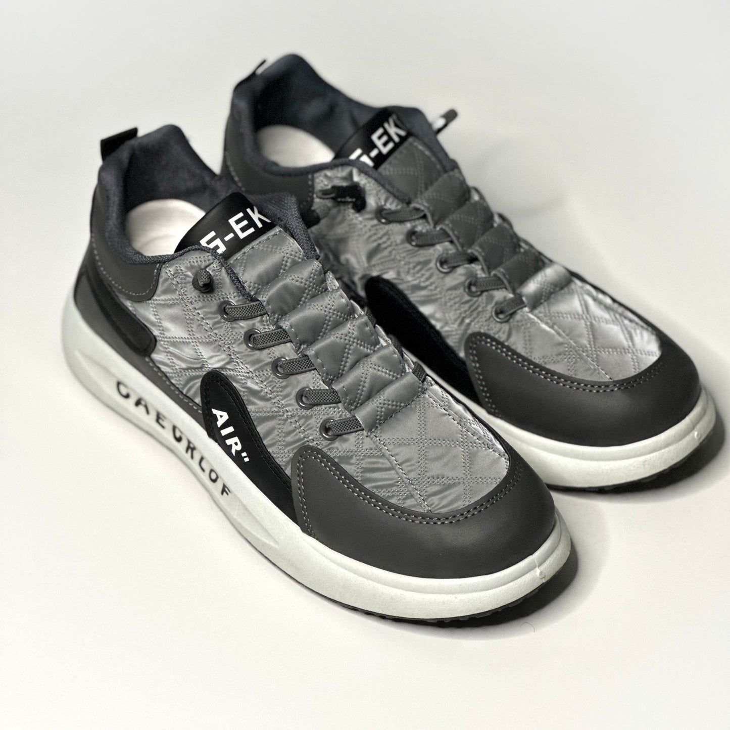 Men's Walking Casual Outdoor grey Shoes Workout Cross Sneakers