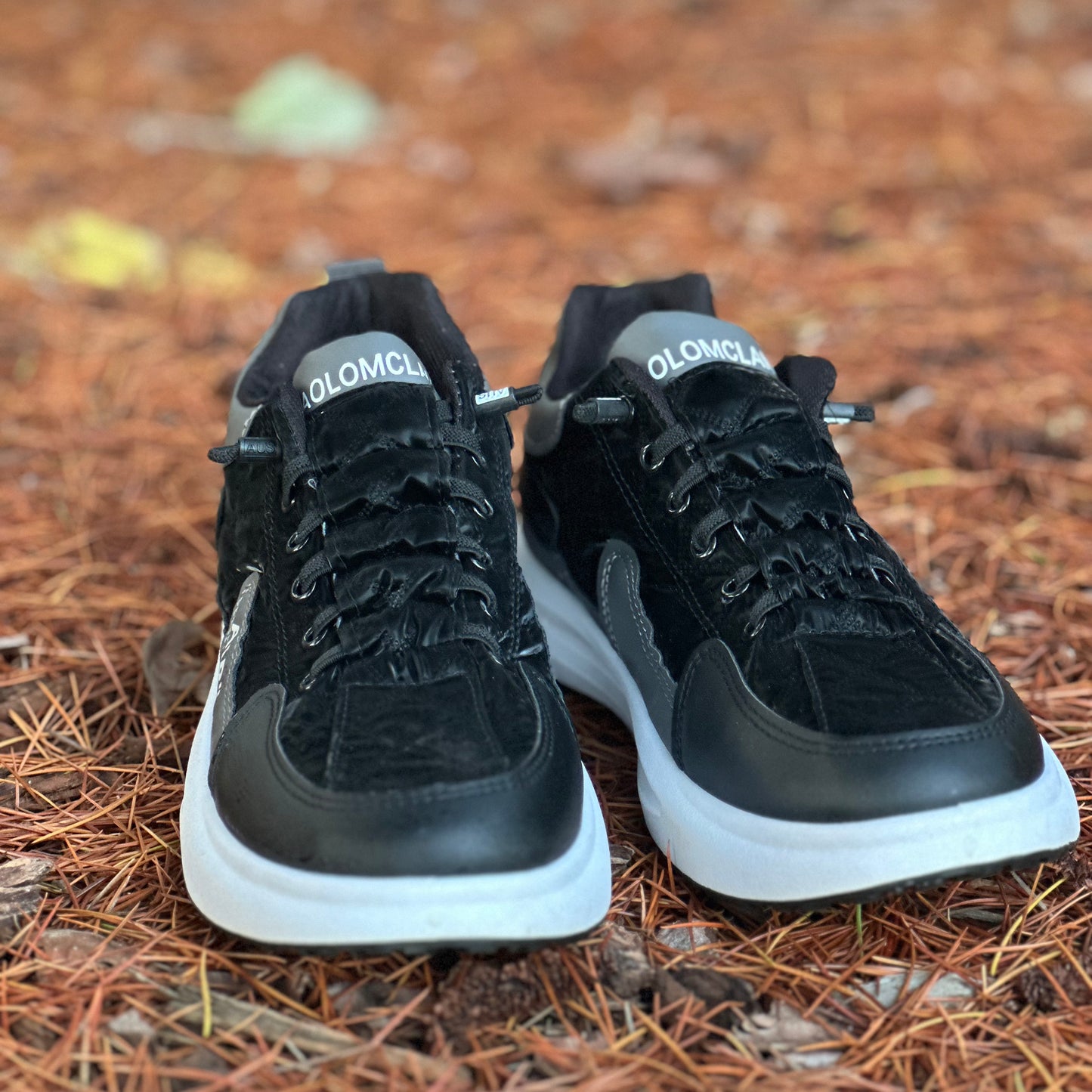 Men's Walking Casual Outdoor Black Shoes Workout Cross Sneakers