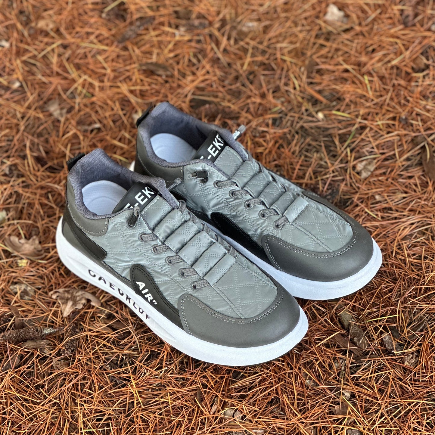 Men's Walking Casual Outdoor grey Shoes Workout Cross Sneakers