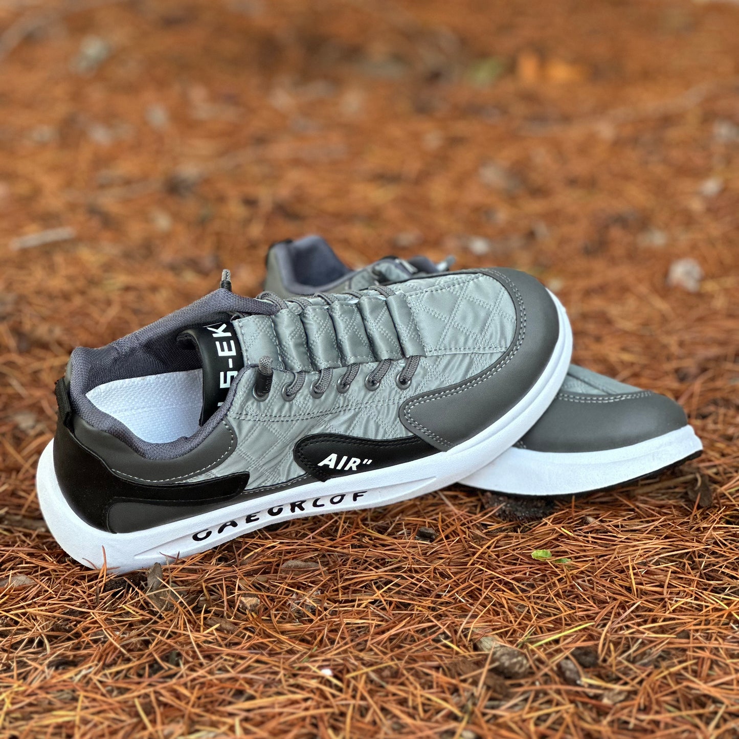 Men's Walking Casual Outdoor grey Shoes Workout Cross Sneakers