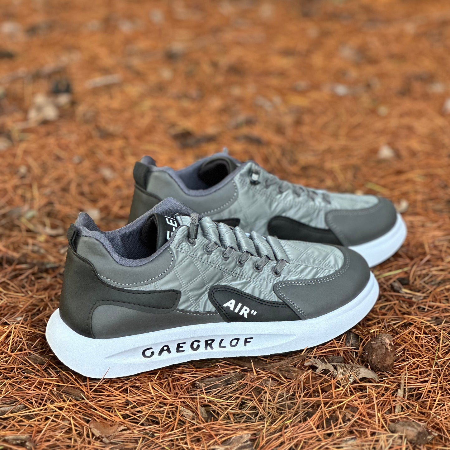 Men's Walking Casual Outdoor grey Shoes Workout Cross Sneakers