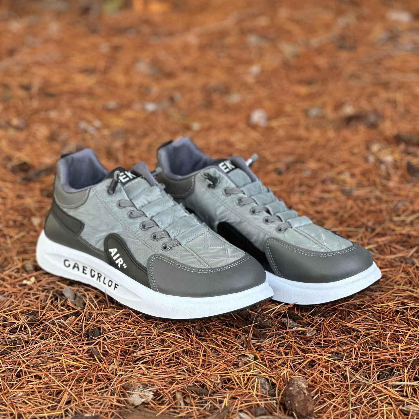 Men's Walking Casual Outdoor grey Shoes Workout Cross Sneakers