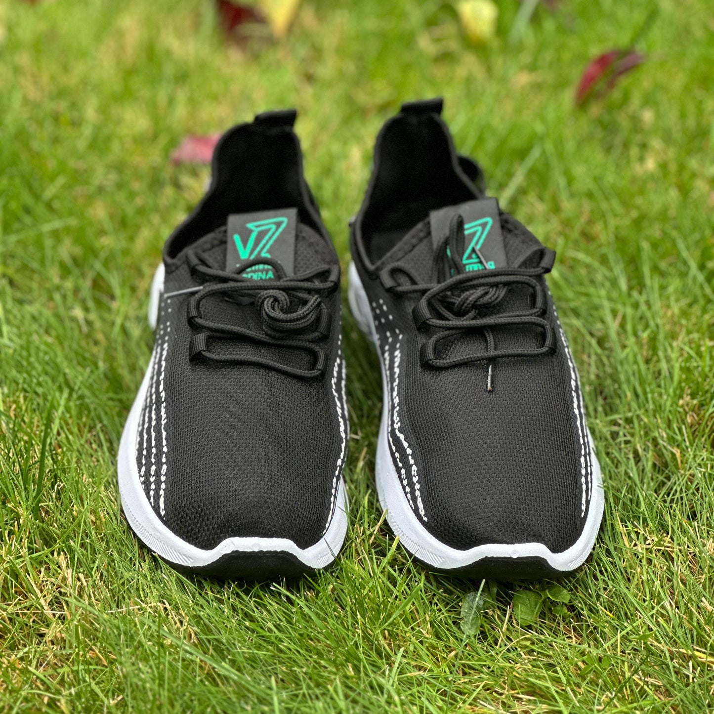 Walking Casual Outdoor Black Shoes Lightweight Sneakers