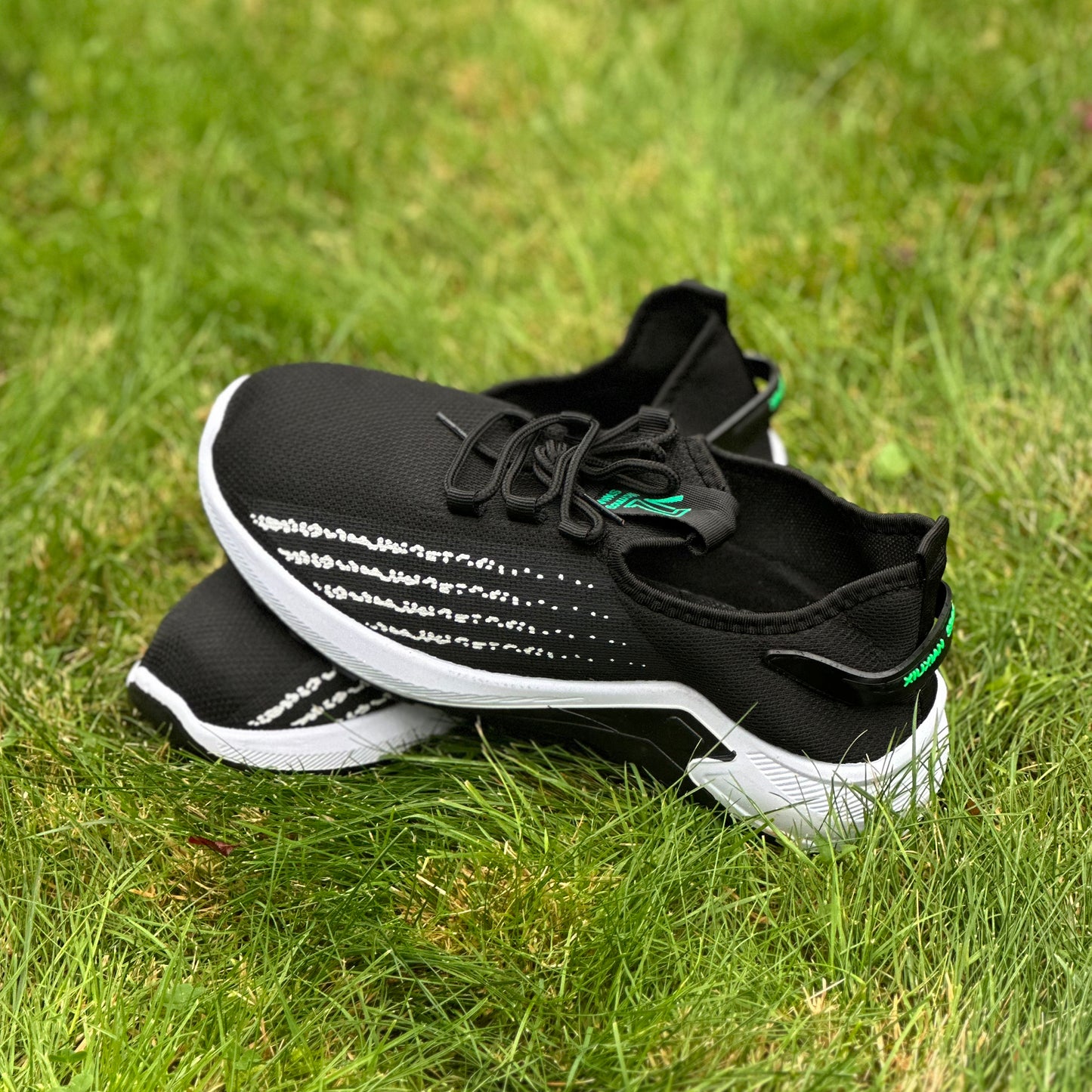 Walking Casual Outdoor Black Shoes Lightweight Sneakers